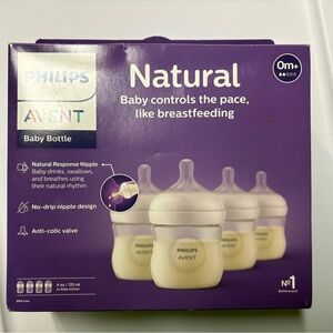 Philips Avent Natural Baby Bottle - Purple